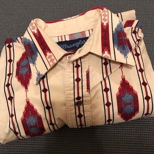 Wrangler men's western long sleeve